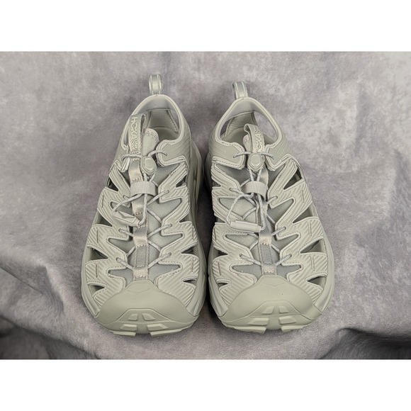 Hoka One One‎ Hopara Mountain Sandals Silver Shifting Sand Mens 8 Womens 9 NWOB main image 6